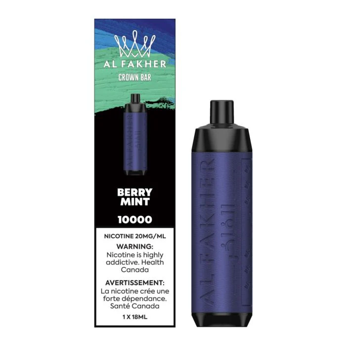 Crown Bar Al Fakher 10K Blueberry Mint 20mg