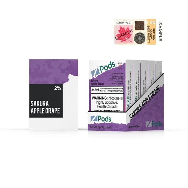 Zpods Sakura Apple Grape 20mg/mL (Provincial)