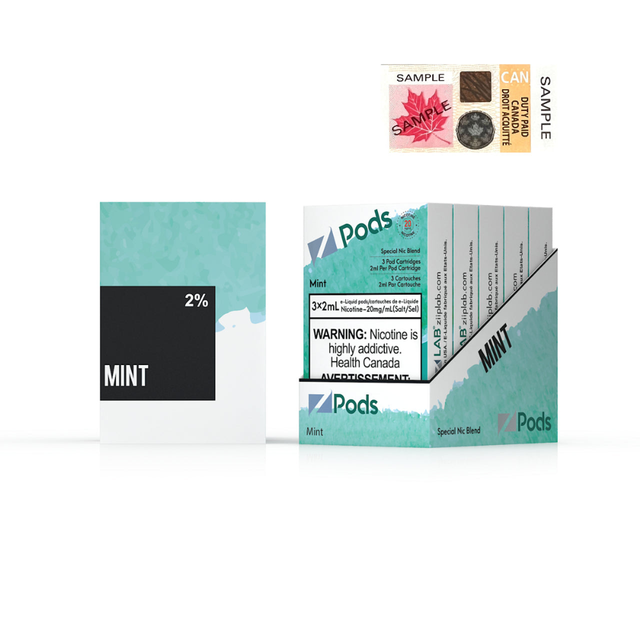 Zpods Mint 20mg/mL