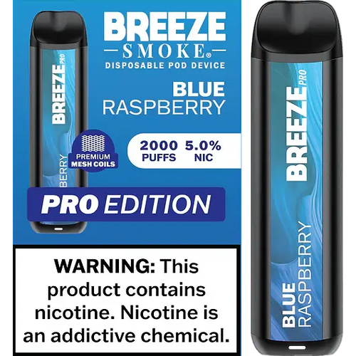 Breeze Pro S50 Blue Raspberry 20mg/mL disposable (Provincial)