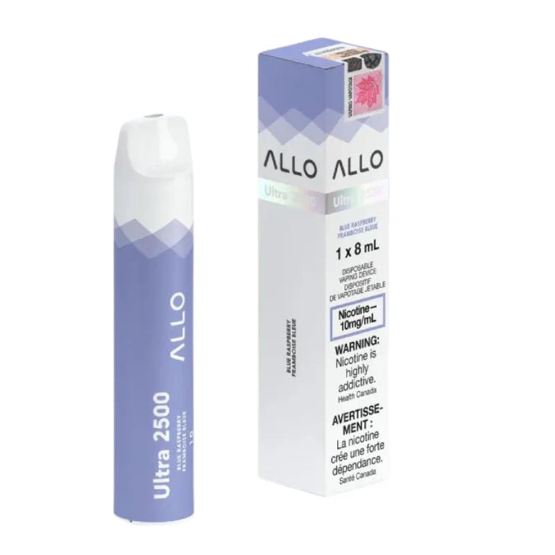 Allo ultra 2500 Blue Raspberry 10mg/mL disposable (Provincial)