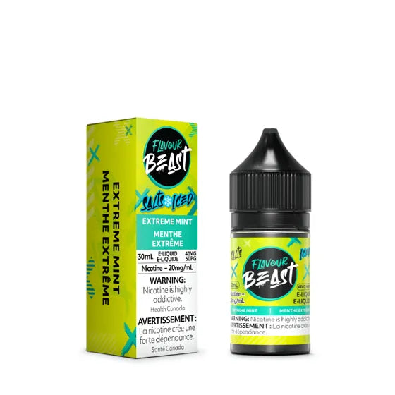 Flavour Beast e-liquid Extreme Mint Iced 20mg/mL-30mL (Provincial)