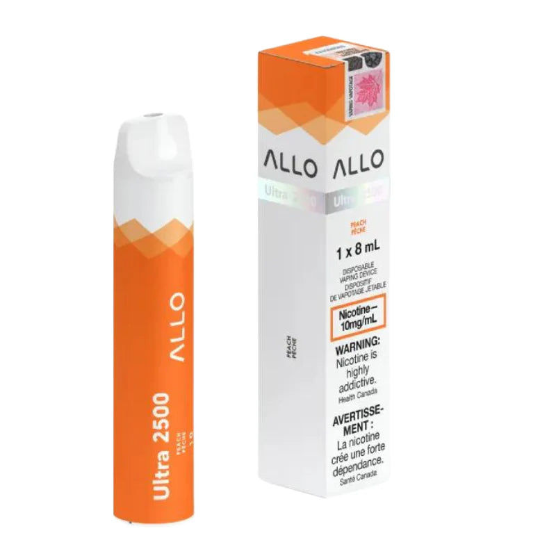 Allo ultra 2500 Peach 10mg/mL disposable (Provincial)