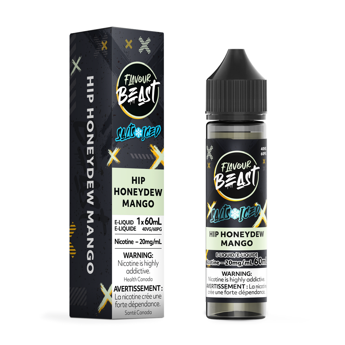 Flavour Beast e-liquid Hip Honeydew Mango 20mg/mL-60mL(Provincial)