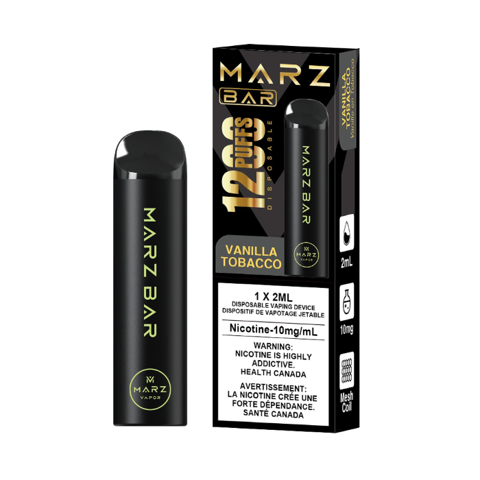 Marz Bar 1200 Vanilla Tobacco 10mg/mL (Provincial)