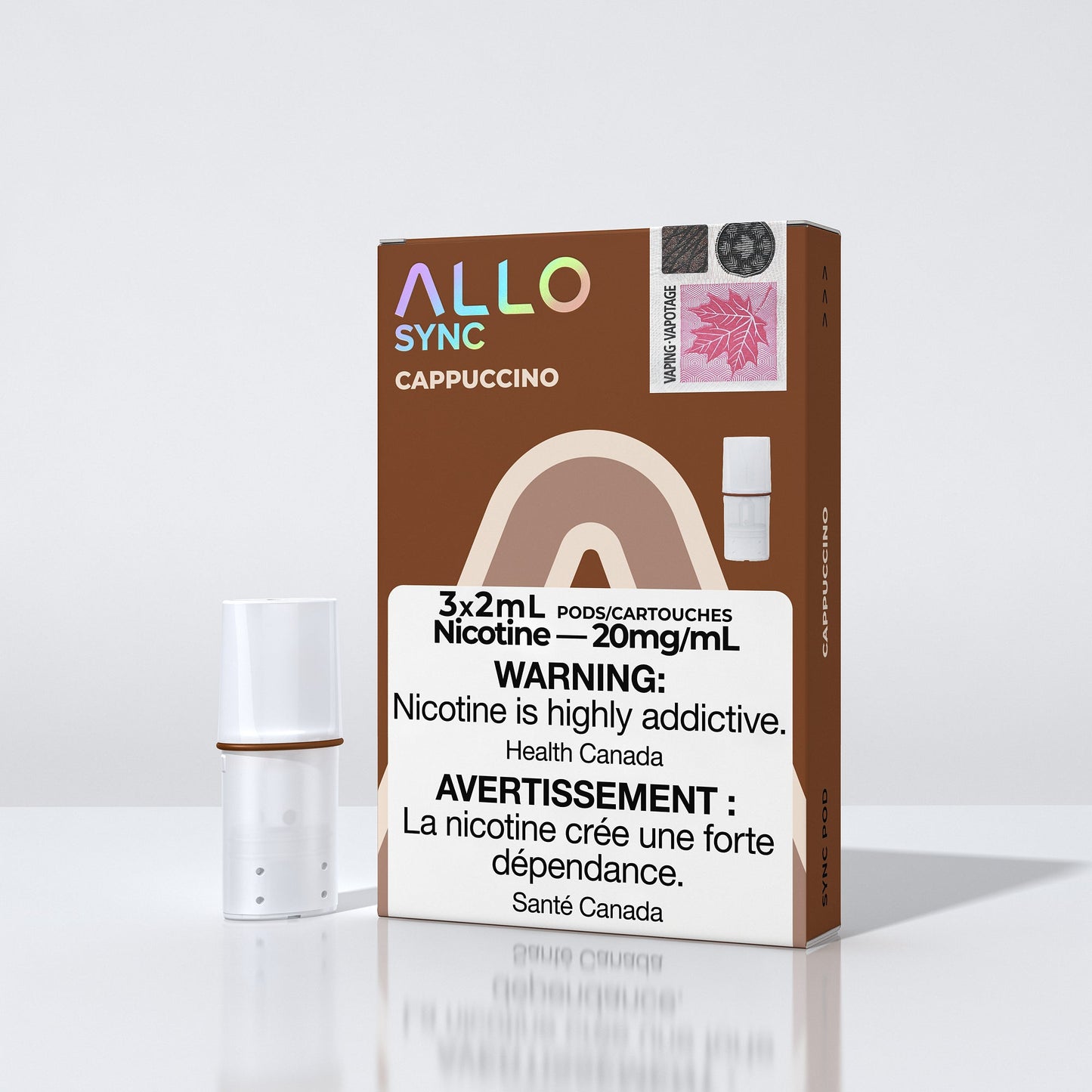 Allo sync pods Cappuccino 20mg/mL