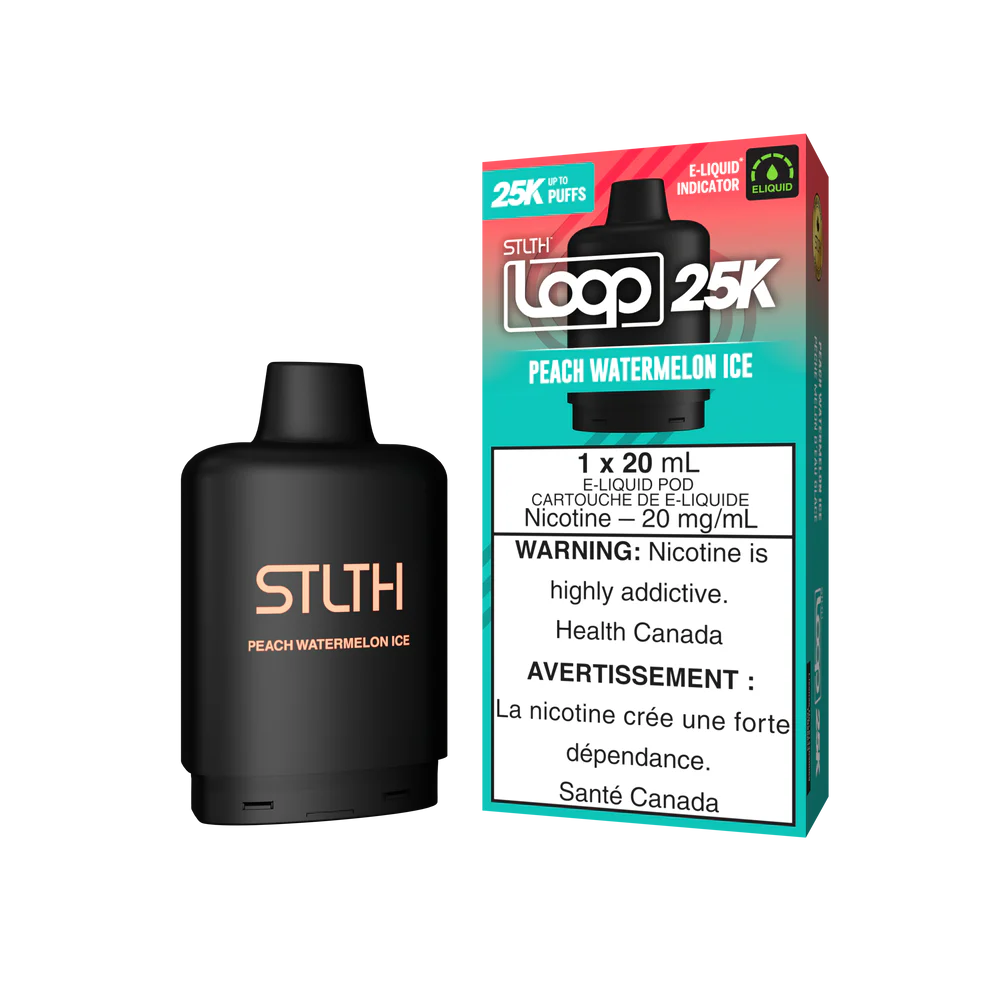 Stlth Loop Pod 25k Peach Watermelon Ice 20mg (Provincial)