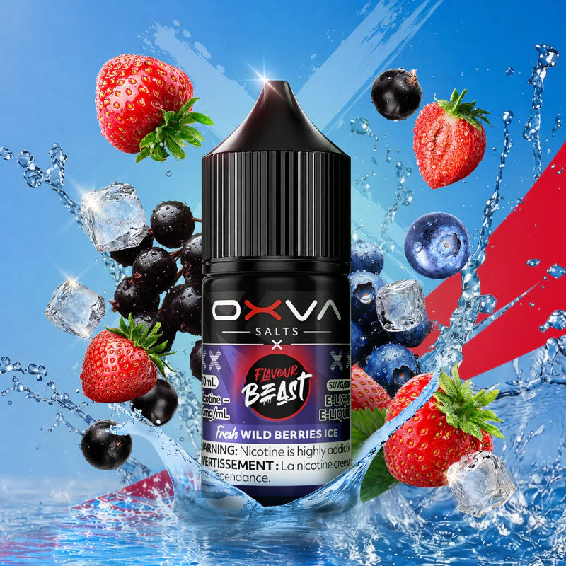 Flavour Beast X Oxva E-liquid Fresh Wild Berries Ice 20mg/30mL (Provincial)