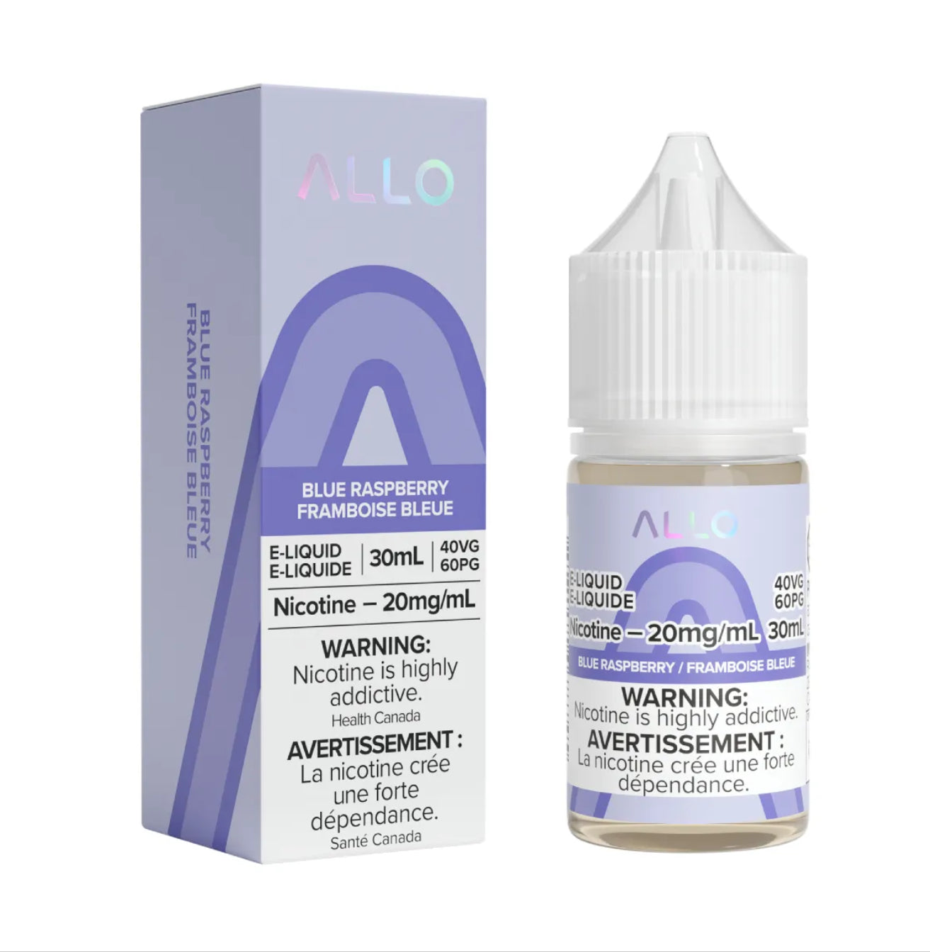 Allo e-liquid Blue Raspberry 20mg/mL-30mL(Provincial)