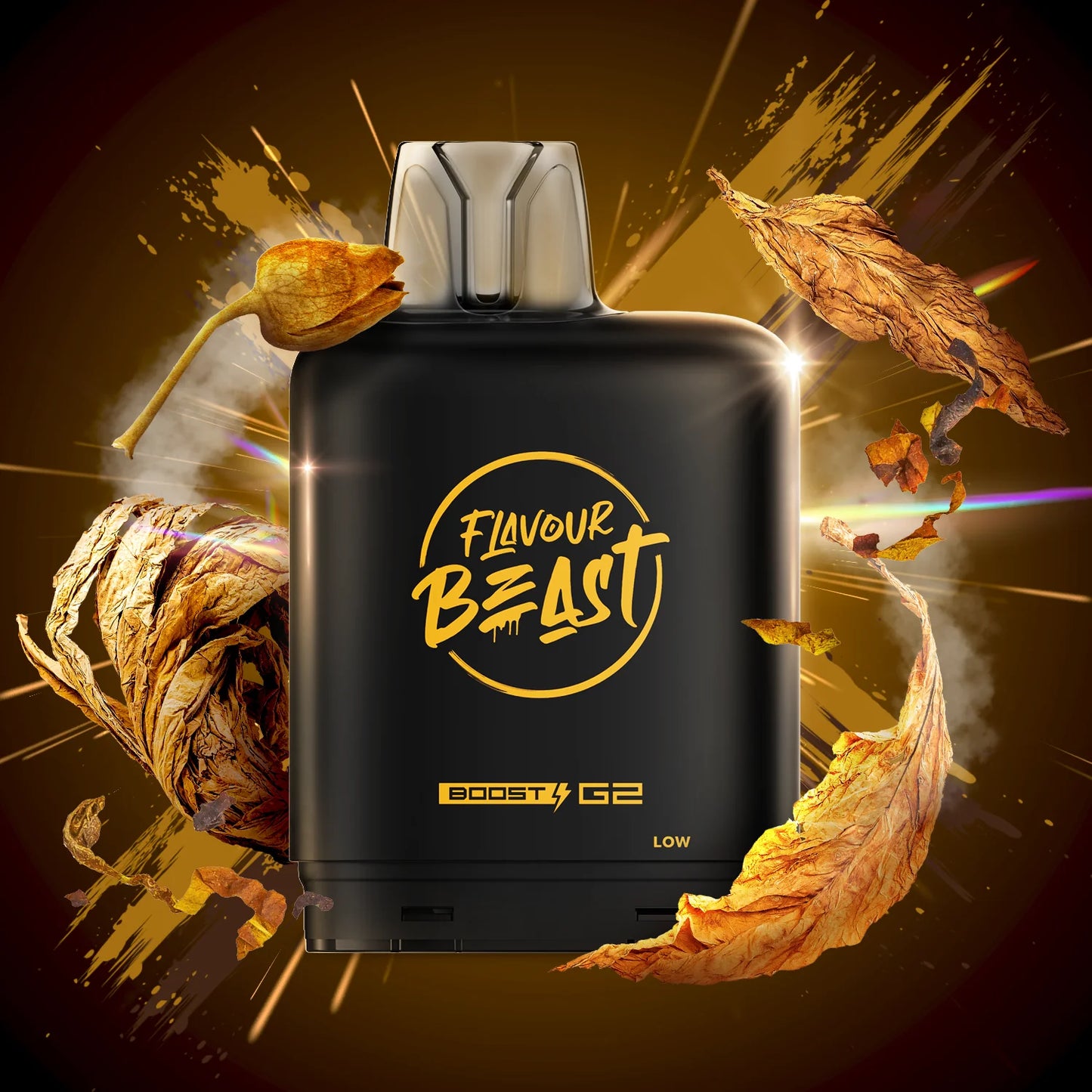 Flavour Beast LevelX Boost G2 pod 25K Good OL Golden Tobacco 20mg/mL (Provincial)