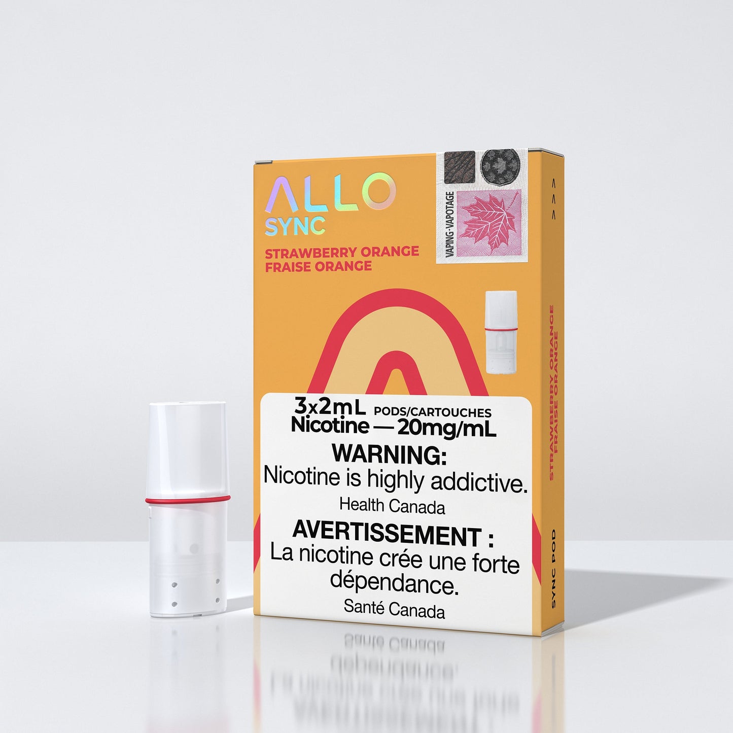Allo sync pods Strawberry Orange 20mg/mL
