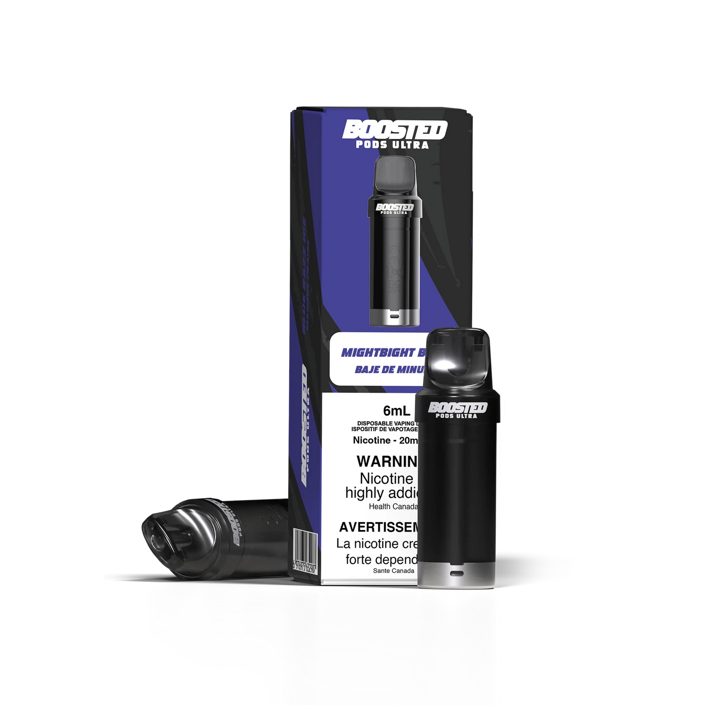 Boosted Ultra Pod Midnight Berry 20mg/6mL (Provincial)
