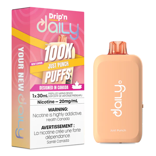 Drip’n Daily 100K Just Punch 20mg /mL Disposable (Provincial)