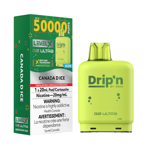 Level X Drip’n G2 Ultra Pod Canada D Ice 20ml (Provincial)