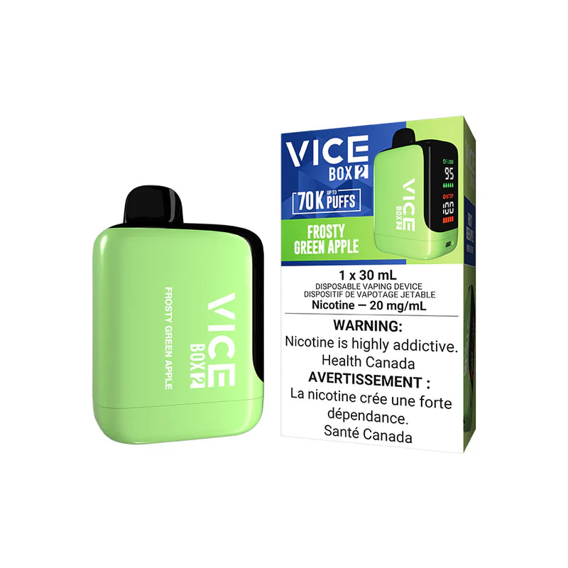 Vice Box 2 70k Frosty Green Apple 20mg/mL disposable(Provincial)