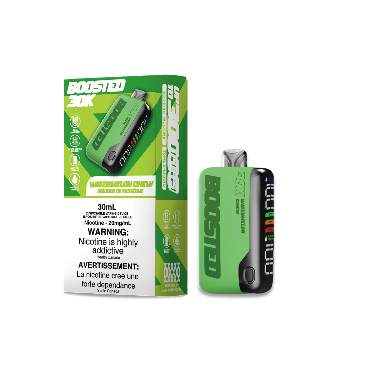 Boosted 30K Watermelon G 20mg/mL Disposable (Provincial)