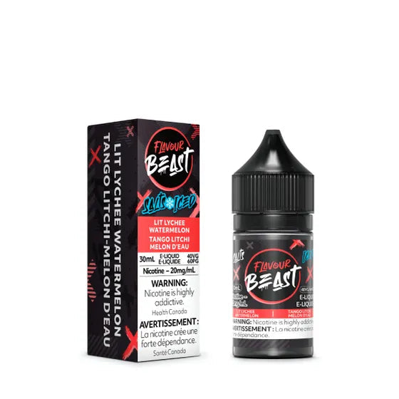 Flavour Beast e-liquid Lit Lychee Watermelon Iced 20mg/mL-30mL (Provincial)