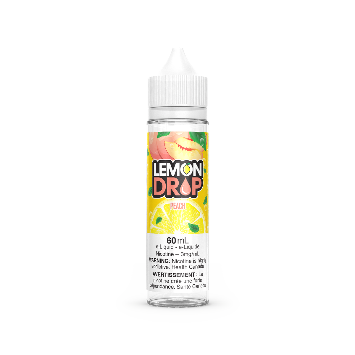 Lemon drop Ice e-liquid Peach 12mg/mL-60mL (Provincial)