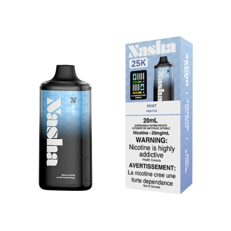 Nasha 25K Mint 20mg/mL disposable (Provincial)