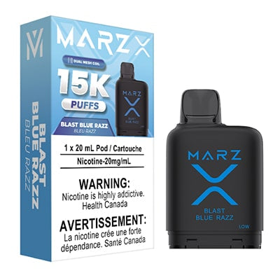 Marz 15 K Pod Blast Blue Razz (provincial)