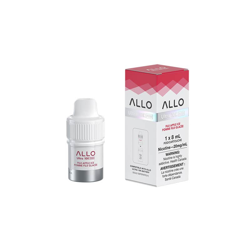 Allo Ultra 10k Fuji Apple Ice pre-filled pod 20mg/ml (Provincial)