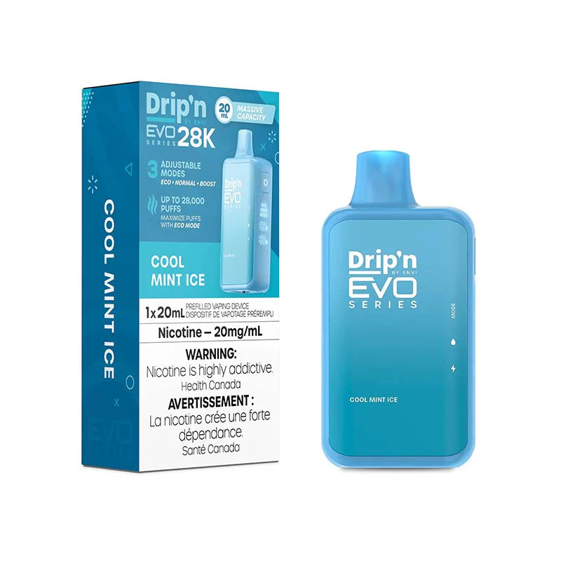 Drip’n EVO 28K Cool Mint Ice 20mg/mL disposable (Provincial)