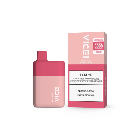 Vice box 6000 Peach Ice 0mg/mL disposable (Provincial)