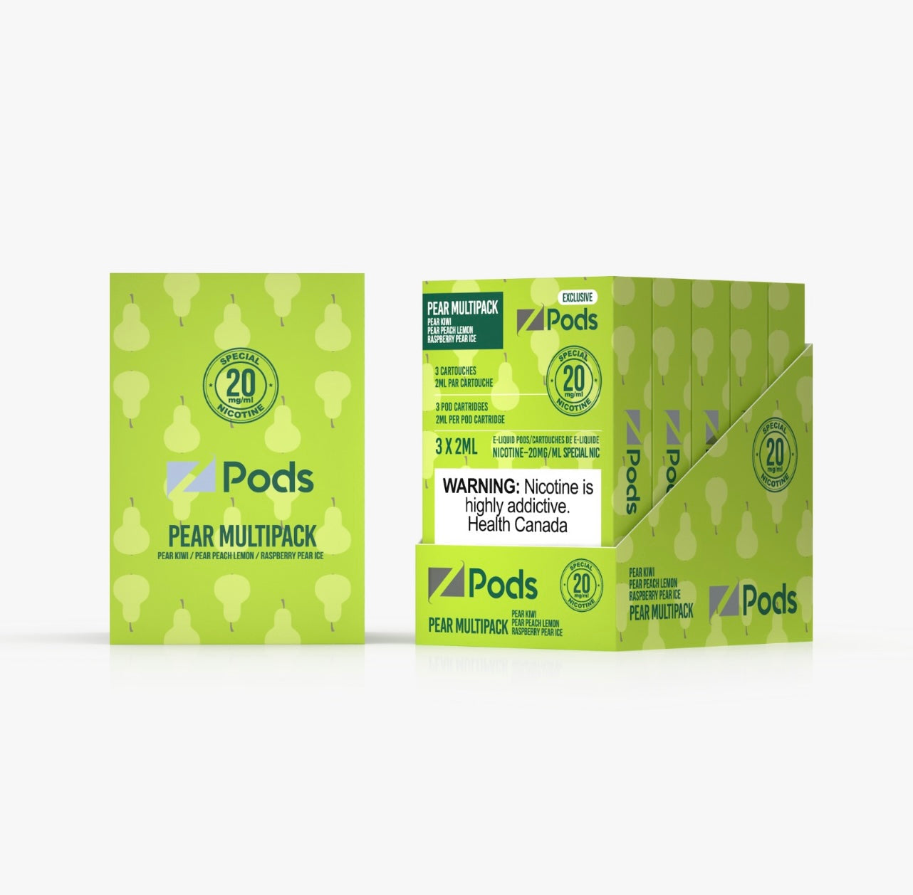 Zpods Pear Multipack 20mg/mL (Provincial)