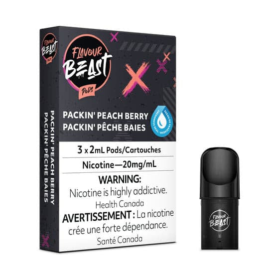 Flavour Beast pods Packin’ Peach Berry 20mg/mL(Provincial)
