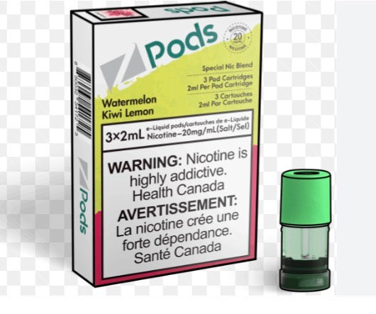 Zpods Watermelon Kiwi Lemon 20mg/mL(Provincial)