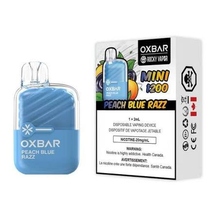 Oxbar Mini 1200 Peach Blueberry Raspberry 20mg/mL disposable (Provincial)