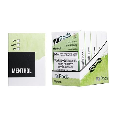 Zpods Menthol 20mg/mL (Provincial)