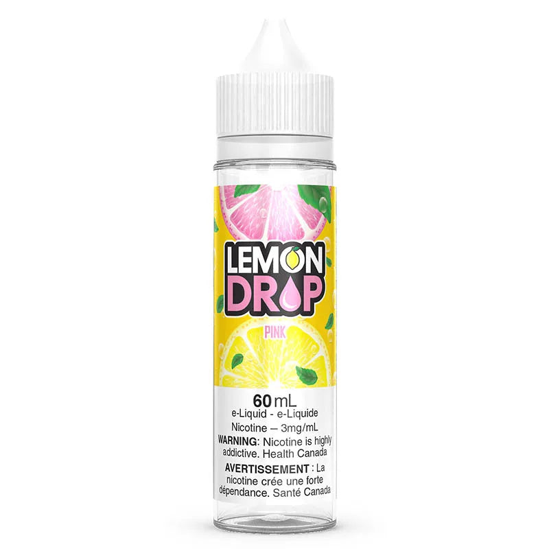 Lemon drop Ice e-liquid Pink 6mg/mL-60mL (Provincial)