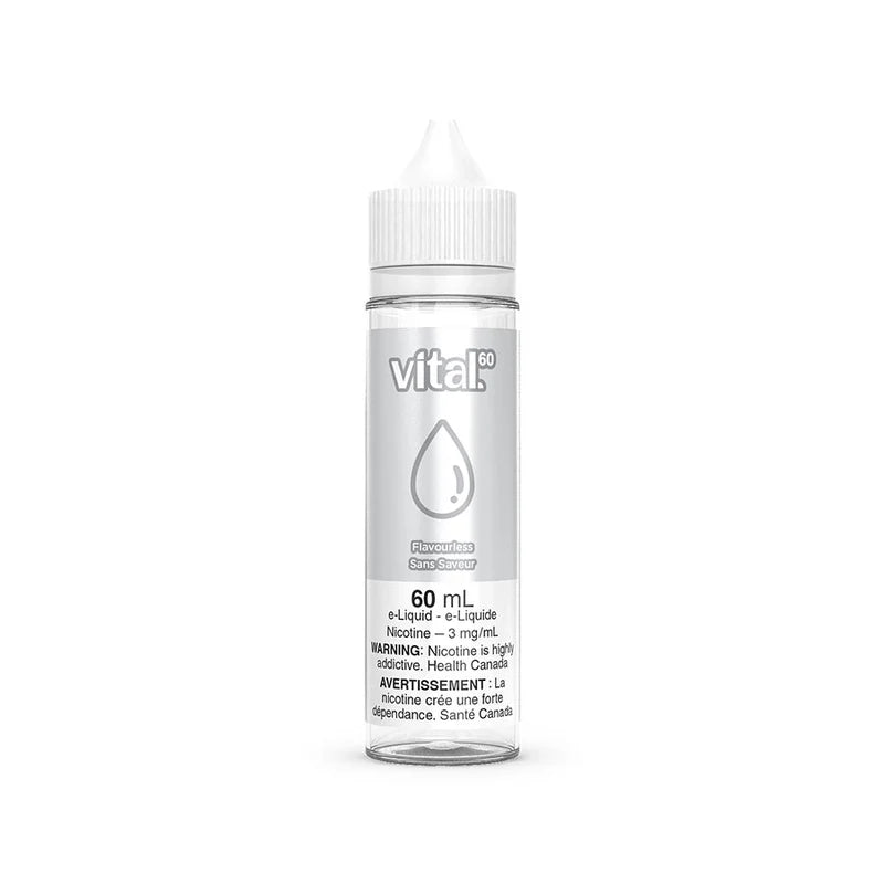 Vital 60 e-liquid Flavourless 3mg/mL-60mL (Provincial)