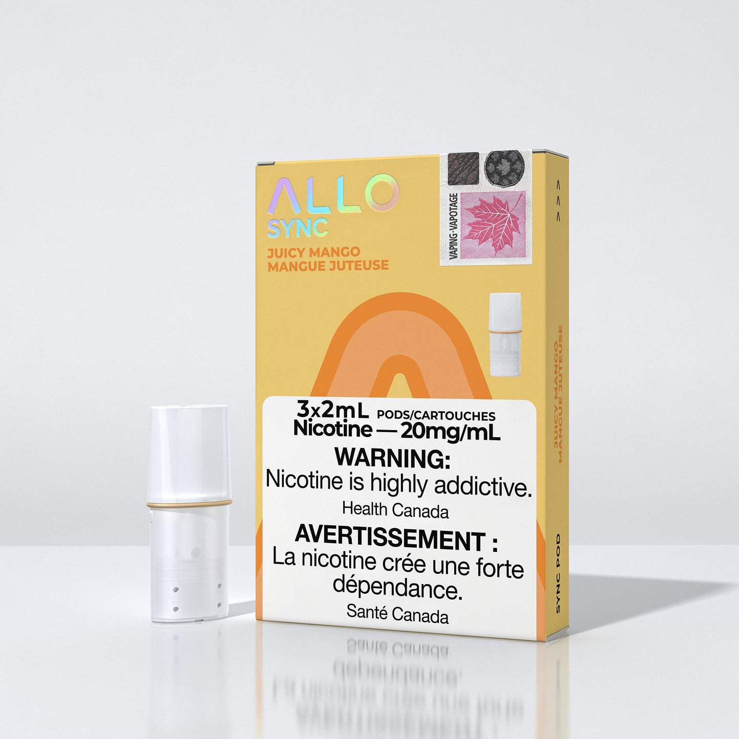 Allo sync pods Juicy Mango 20mg/mL pods