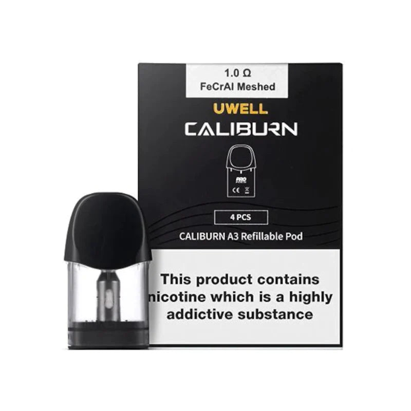 Caliburn A3 1.0ohm pods-4PK