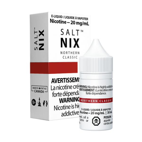 Nix salt e-liquid Northern Classic 20mg/ml 30mL ( Provincial )