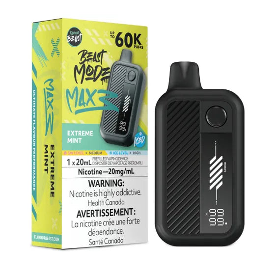 Flavour Beast Beast Mode Max 3 60K Extreme Mint Ice 20mg/mL disposable (Provincial)