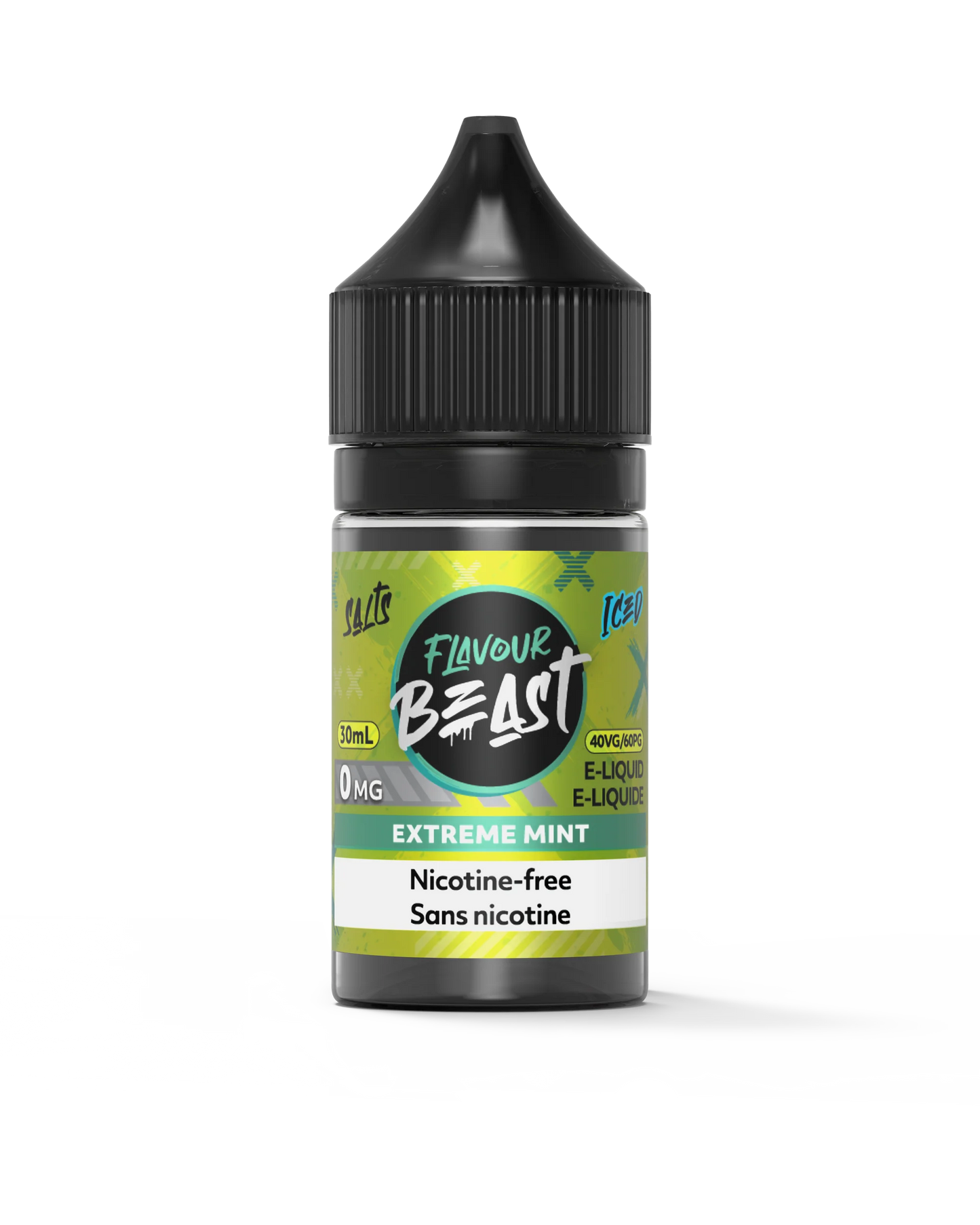 Flavour Beast e-liquid Extreme Mint Ice 0mg/mL-30mL (Provincial)