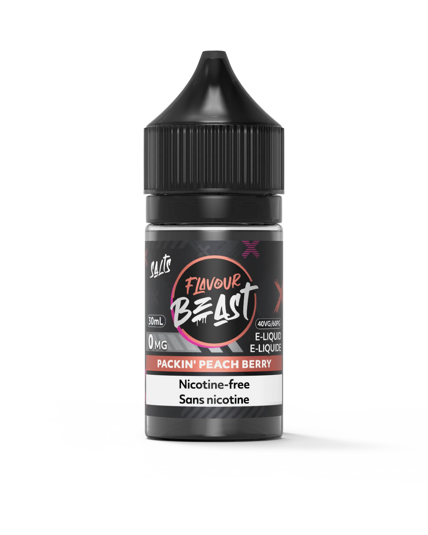 Flavour Beast e-liquid Packin’ Peach Berry 0mg/mL-30mL( provincial)