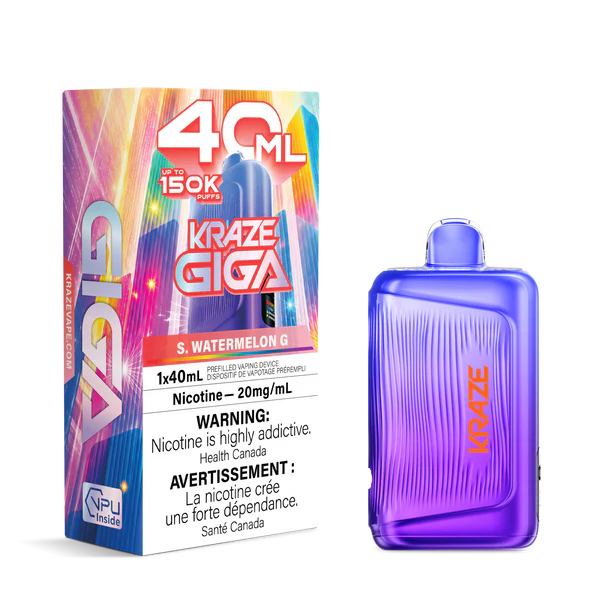 Kraze Giga 150k S. Watermelon G 20mg/mL (Provincial)