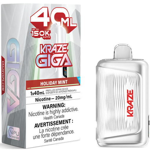 Kraze Giga 150k Holiday Mint 20mg/mL (Provincial)