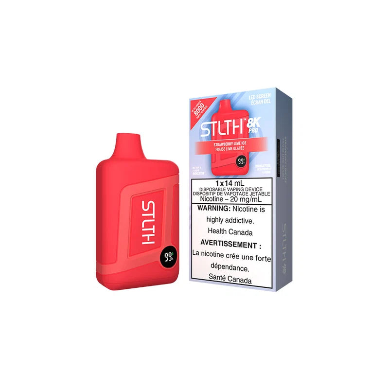 Stlth 8kpro Strawberry Lime Ice 20mg/mL disposable (Provincial)