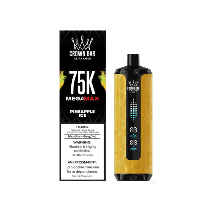 Crown Bar AL Fakher MegaMax 75k Pineapple Ice 6mg/ml (Provincial)