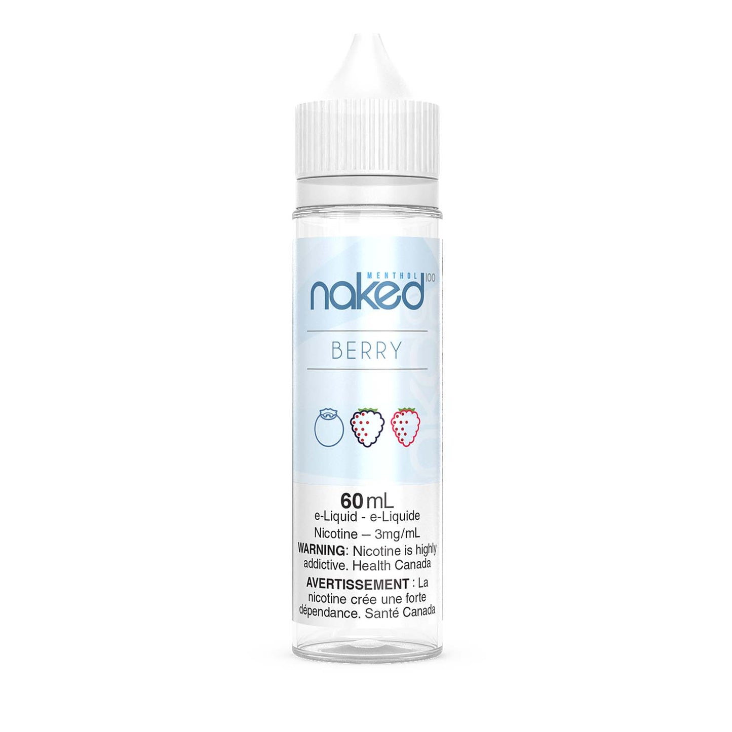 Naked 100 e-liquid Berry Menthol 12mg/mL-60mL(Provincial)