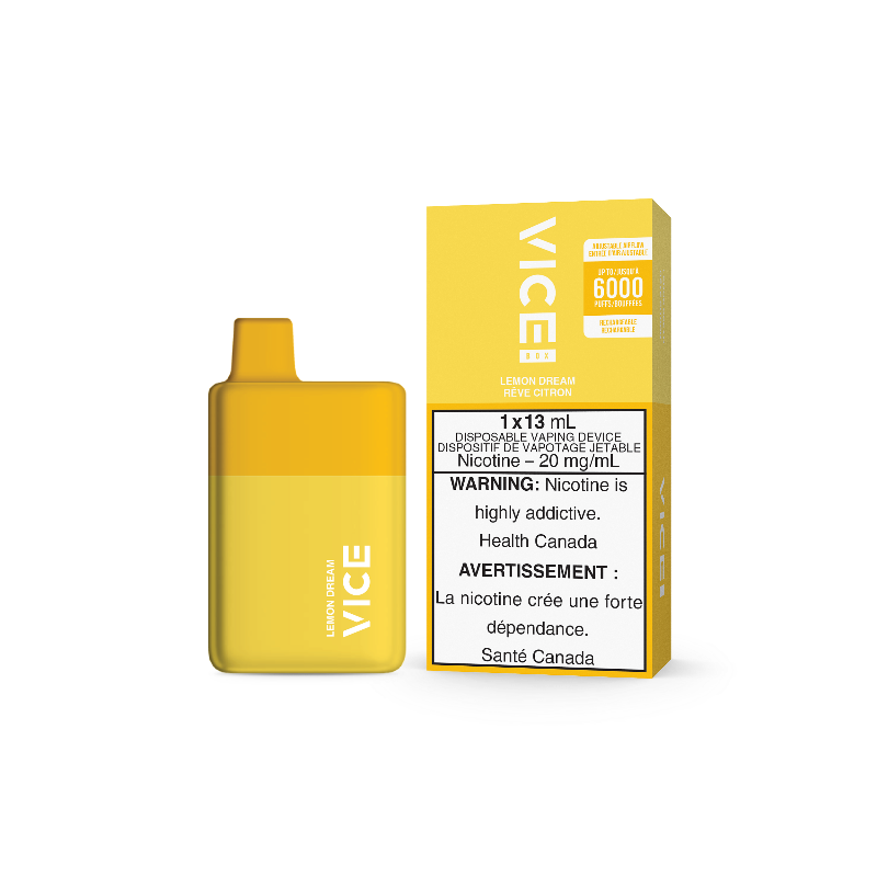 Vice box 6000 Lemon Dream 20mg/mL disposable (Provincial)