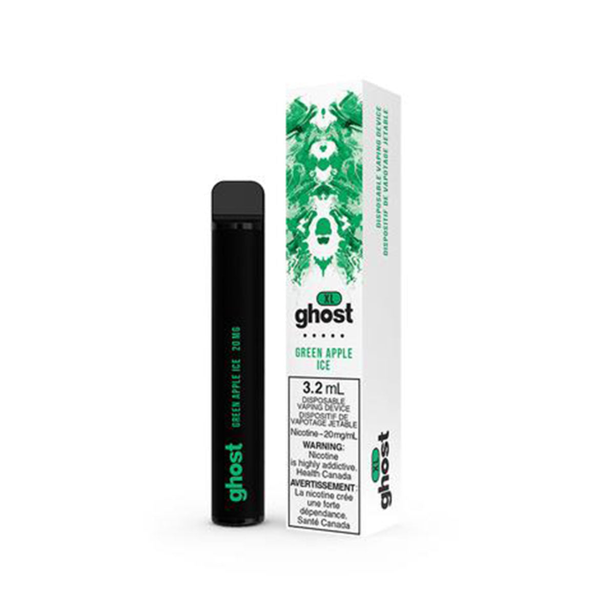 Ghost XL 800 Green Apple Ice 20mg/ml disposable(Provincial)