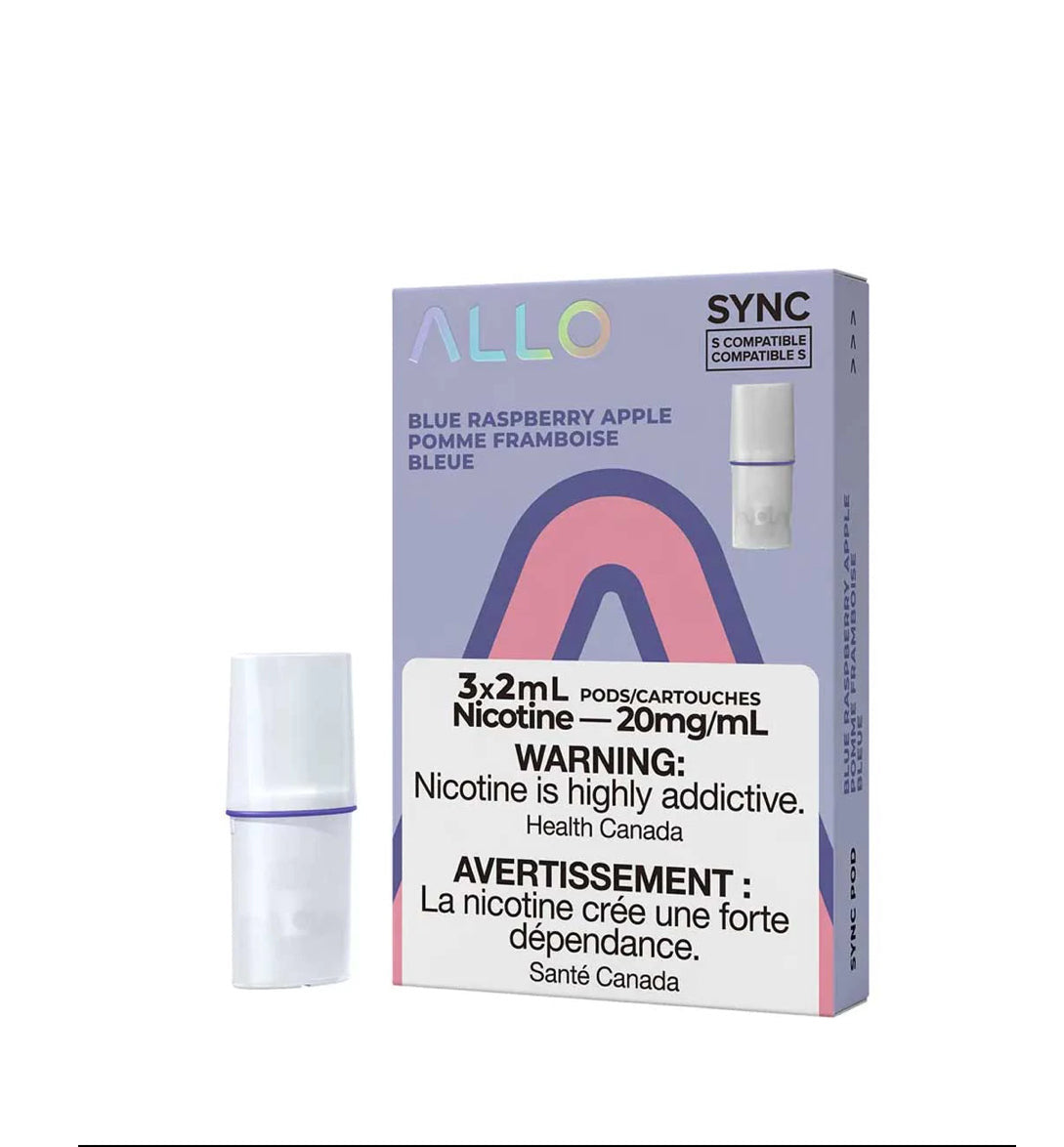 Allo sync HIT pods Blue Raspberry Apple 20mg/mL