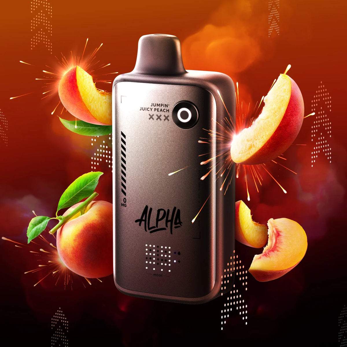 Flavour Beast Alpha 80k Jumpin Juicy Peach 10mg/30mL disposable (Provincial)