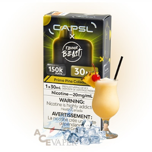Capsl x Flavour Beast 150K Primo Pina Colada Iced 20mg/30mL Disposable (Provincial)